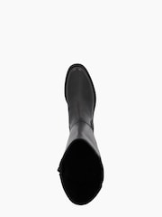 Dune London Black High Leg Tesa Chelsea Boots - Image 5 of 5