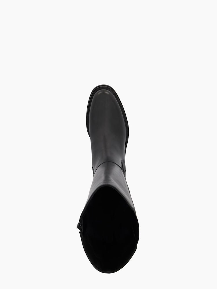 Dune London Black High Leg Tesa Chelsea Boots - Image 5 of 5