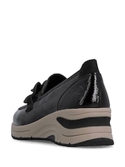 Rieker Black Elasticated Shoes - Image 4 of 6