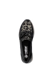 Rieker Black Elasticated Shoes - Image 5 of 6