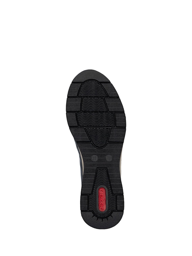 Rieker Black Elasticated Shoes - Image 6 of 6