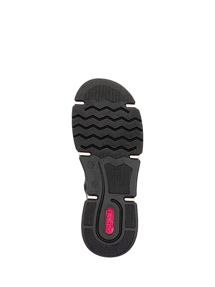 Rieker Purple Elasticated & Inside Zip Boots - Image 7 of 7 Rieker Purple Elasticated & Inside Zip Boots - Image 7 of 7