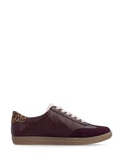 Rieker Purple Lace-Up & Zipper Trainers - Image 3 of 7