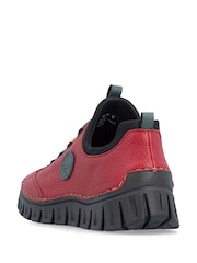Rieker Red Elasticated Shoes - Image 7 of 7