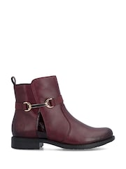 Rieker Brown Boots Inside Zip - Image 2 of 7