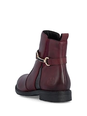 Rieker Brown Boots Inside Zip - Image 4 of 7