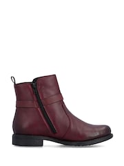 Rieker Brown Boots Inside Zip - Image 5 of 7