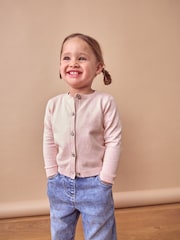 Pink Marl Cardigan (3mths-7yrs) - Image 2 of 5