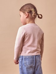 Pink Marl Cardigan (3mths-7yrs) - Image 3 of 5
