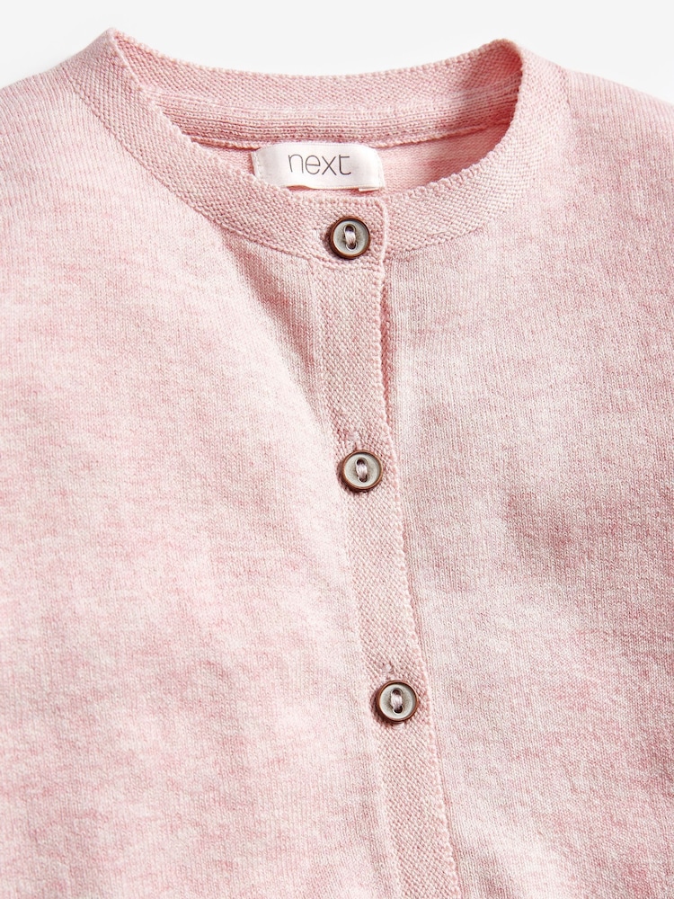 Pink Marl Cardigan (3mths-7yrs) - Image 5 of 5