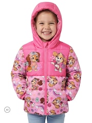 Character Pink PAW Patrol Puffer Skye & Liberty Jacket - Image 6 of 10