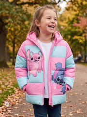 Character Disney Lilo & Stitch Puffer Stitch And Angel Jacket - Imaginea 2 din 10