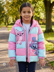 Character Disney Lilo & Stitch Puffer Stitch And Angel Jacket - Imaginea 4 din 10