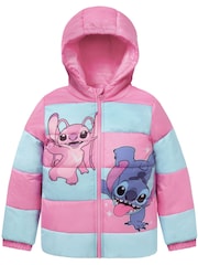 Character Disney Lilo & Stitch Puffer Stitch And Angel Jacket - Imaginea 7 din 10