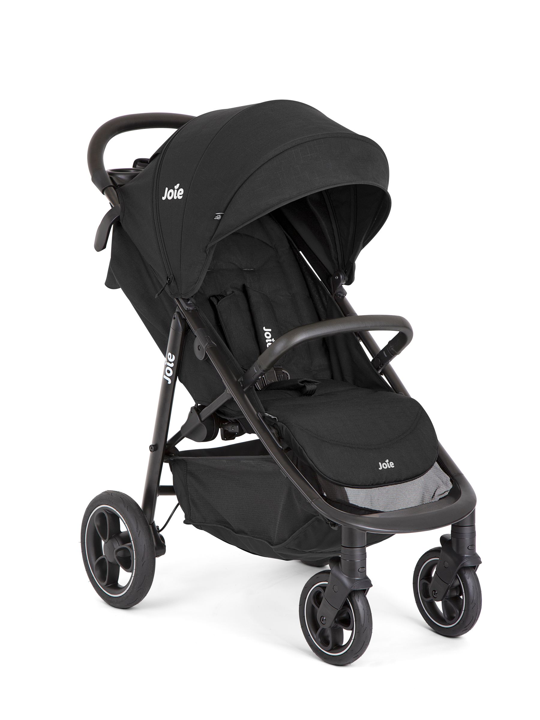 Joie Litetrax Pro Baby Stroller in Black, Compact Foldable Pushchair for Newborns to 4 Years, 93.6x58x104cm - Image 4