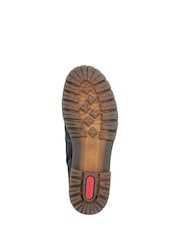 Rieker Grey Lace-up & inside Zip Boots - Image 7 of 7