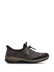 Rieker Brown Elasticated Trainers - Image 2 of 7
