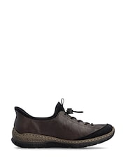 Rieker Brown Elasticated Trainers - Image 3 of 7
