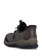 Rieker Brown Elasticated Trainers - Image 4 of 7