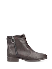 Rieker Brown Inside Zip Boots - Image 7 of 7