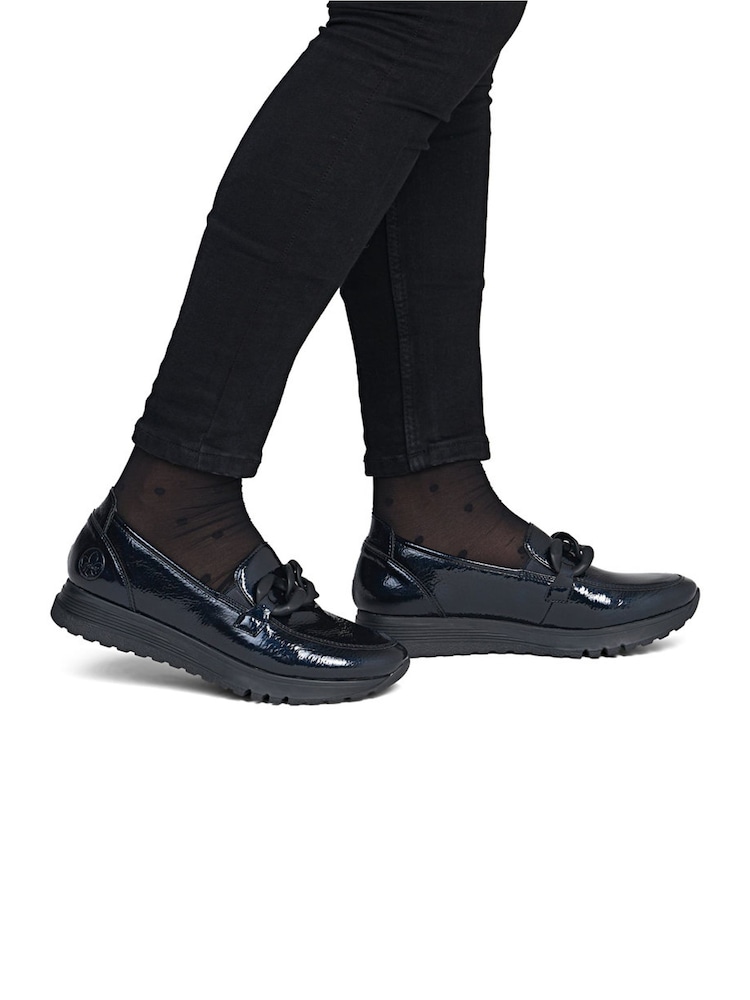 Rieker Blue Elasticated Shoes - Image 1 of 6 Rieker Blue Elasticated Shoes - Image 1 of 6