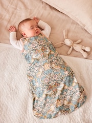 Clarke & Clarke Yellow William Morris Strawberry Thief 1 100% Cotton Tog Baby Sleep Bag - Image 1 of 4