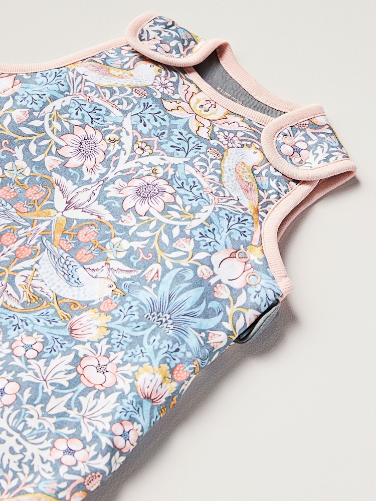 Clarke & Clarke Yellow William Morris Strawberry Thief 1 100% Cotton Tog Baby Sleep Bag - Image 4 of 4