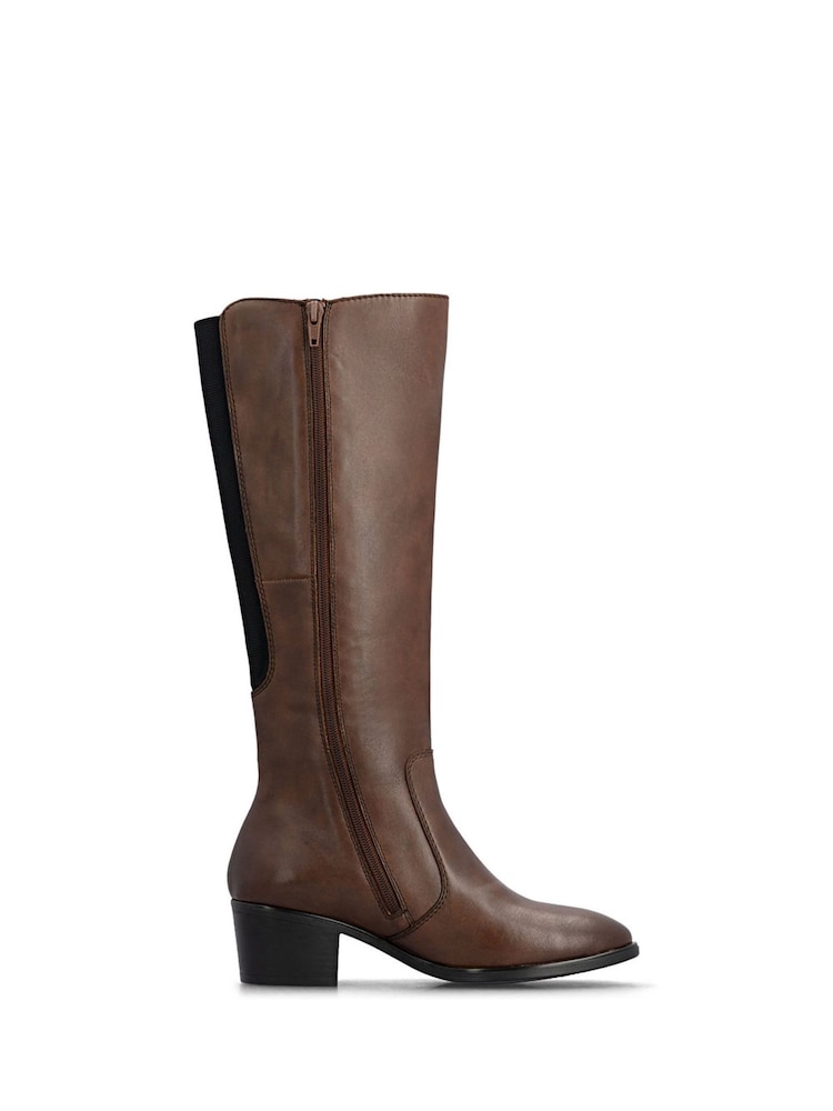 Rieker Brown Inside Zip Boots - Image 2 of 6