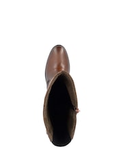 Rieker Brown Inside Zip Boots - Image 6 of 6