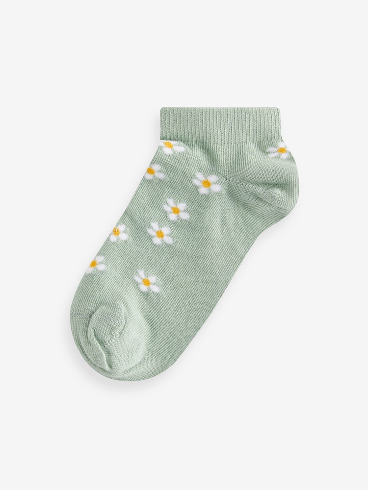 Grün und Rosa - Sportsocken mit hohem Baumwollanteil, 5er-Pack - Bild 2 von 6 Grün und Rosa - Sportsocken mit hohem Baumwollanteil, 5er-Pack - Bild 2 von 6