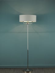 Laura Ashley Silver Sorrento Floor Lamp - Image 1 of 6