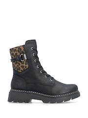Rieker Black Inside Zip Boots - Image 2 of 7