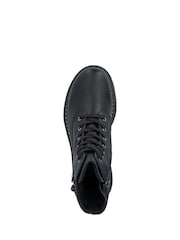 Rieker Black Inside Zip Boots - Image 6 of 7