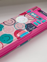 Pink Smiley Faces Pop Out Pencil Case - Image 3 of 4