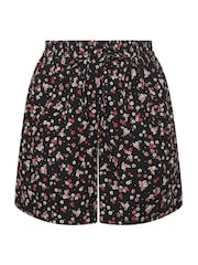Yours Curve Red Textured Shorts - Image 5 of 5