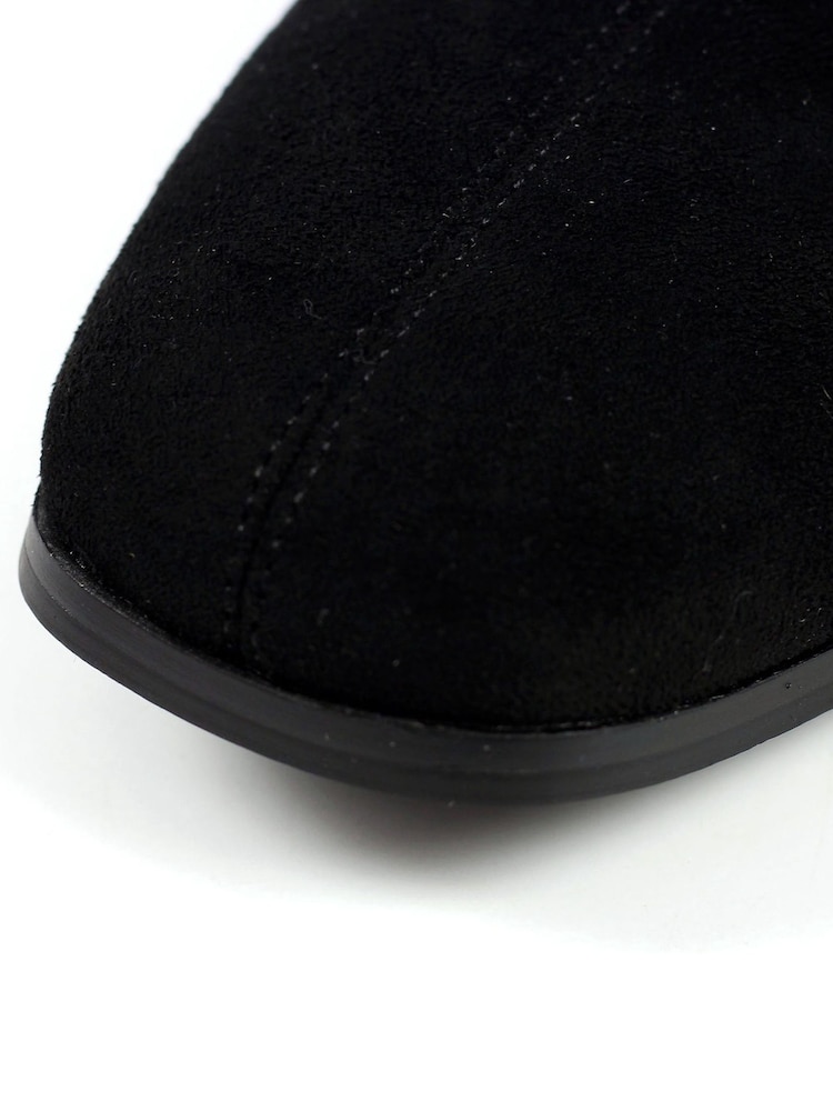Lunar Stefan Heeled Black Ankle Boots - Image 8 of 8