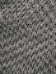 Grey Tailored Nova Fides Wool Herringbone Suit Jacket - Image 4 of 5