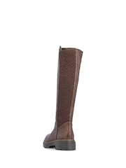 Rieker Brown Inside Zip Boots - Image 5 of 7