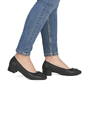 Rieker Black Slip-on Shoes - Image 1 of 6