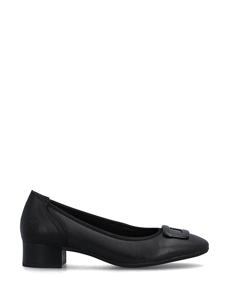 Rieker Black Slip-on Shoes - Image 2 of 6 Rieker Black Slip-on Shoes - Image 2 of 6