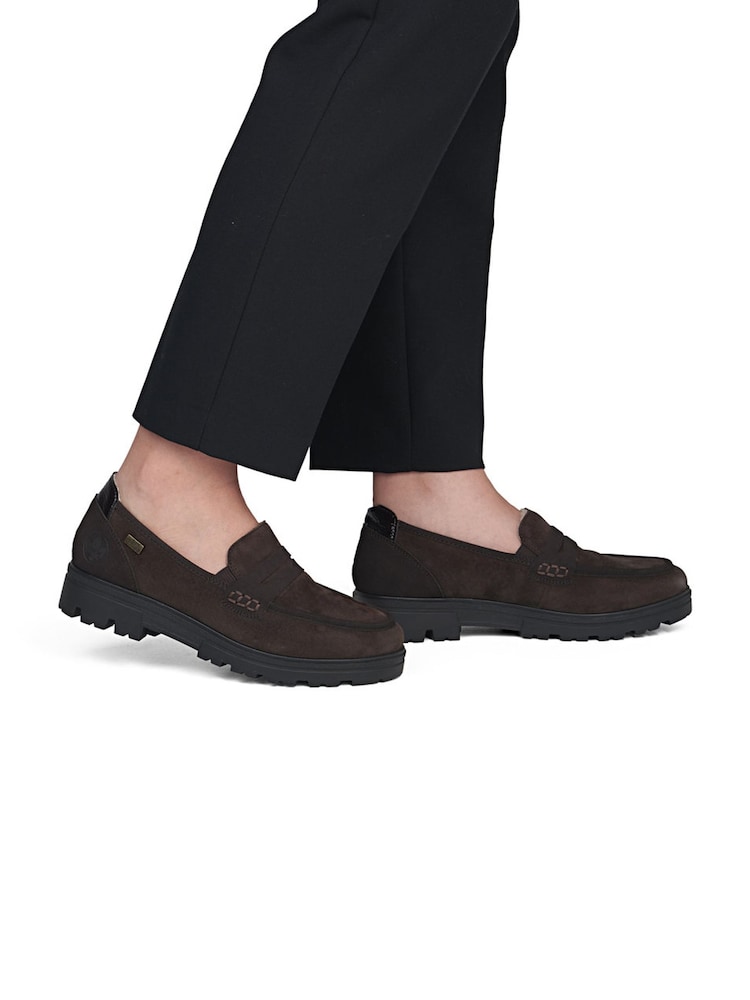 Rieker Brown Slip-on Shoes - Image 6 of 6 Rieker Brown Slip-on Shoes - Image 6 of 6