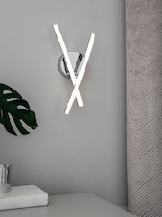 Chrome Amari Wall Light - Image 1 of 10