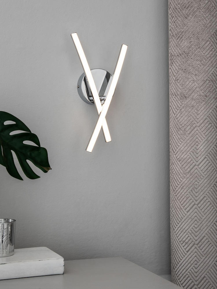 Chrome Amari Wall Light - Image 1 of 10