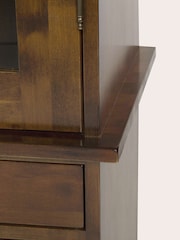 Laura Ashley Dark Chestnut Garrat 2 Door 4 Drawer Display Unit - Image 4 of 5