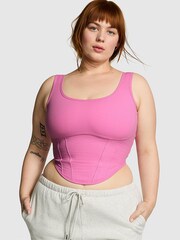Victoria's Secret PINK Fuchsia Pink Corset Bralette - Image 1 of 3