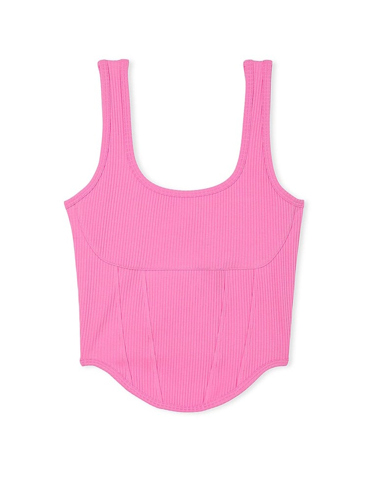 Victoria's Secret PINK Fuchsia Pink Corset Bralette - Image 3 of 3