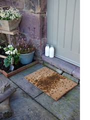 Artsy Mats Brown Deer Print Coir Doormat - Image 6 of 13