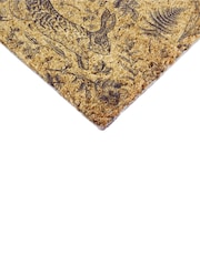 Artsy Mats Brown Hare Print Coir Doormat - Image 9 of 12