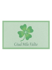 Artsy Mats Green Cead Mile Failte Indoor/Outdoor Doormat - Image 2 of 3
