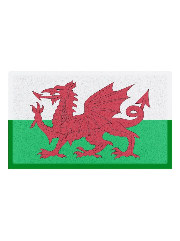 Artsy Mats Felpudo de exterior con bandera de Gales - Imagen 3 de 3 Artsy Mats Felpudo de exterior con bandera de Gales - Imagen 3 de 3